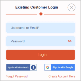 enter your Username and Password